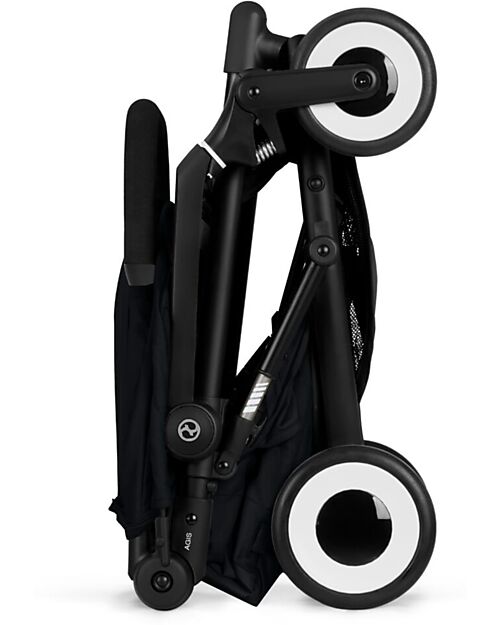 Cybex Stroller Agis - Magic Black - Black Frame - from 6 months to 4 years - Compatible with Hand Luggage Lights Strollers