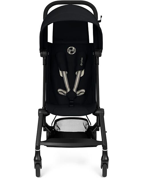 Cybex Stroller Agis - Magic Black - Black Frame - from 6 months to 4 years - Compatible with Hand Luggage Lights Strollers
