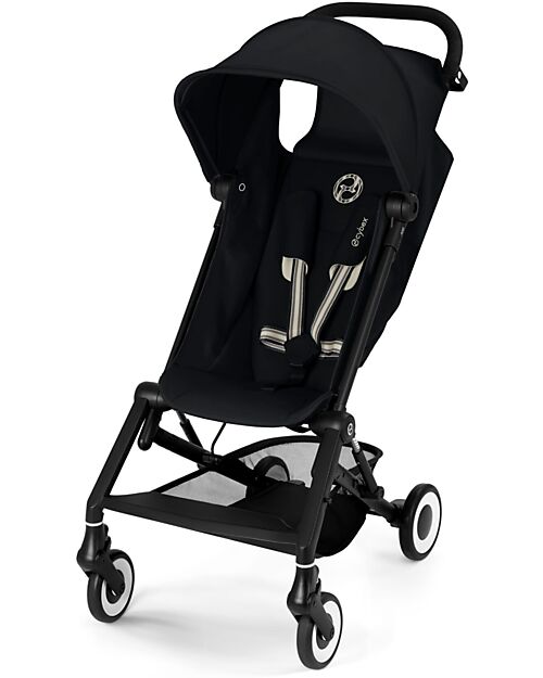 Cybex Stroller Agis - Magic Black - Black Frame - from 6 months to 4 years - Compatible with Hand Luggage Lights Strollers