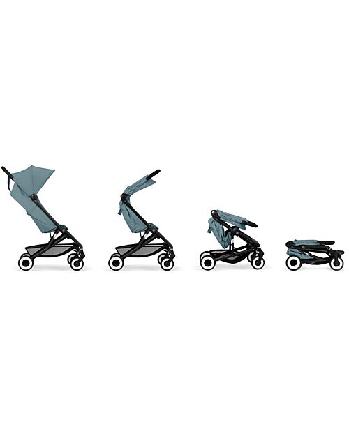 Cybex Stroller Agis - Stormy Blue - Black Frame - from 6 months to 4 years - Compatible with Hand Luggage Lights Strollers