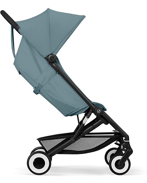 Cybex Stroller Agis - Stormy Blue - Black Frame - from 6 months to 4 years - Compatible with Hand Luggage Lights Strollers