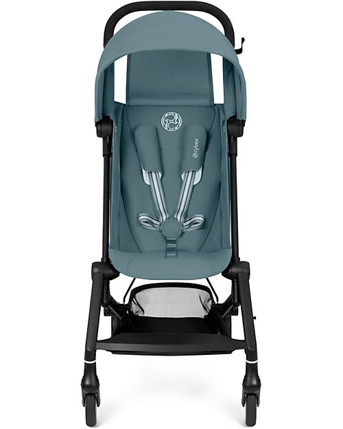 Cybex Stroller Agis - Stormy Blue - Black Frame - from 6 months to 4 years - Compatible with Hand Luggage Lights Strollers