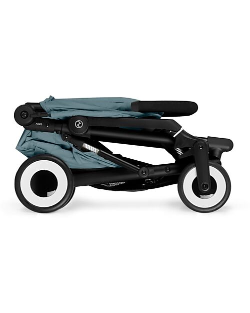 Cybex Stroller Agis - Stormy Blue - Black Frame - from 6 months to 4 years - Compatible with Hand Luggage Lights Strollers