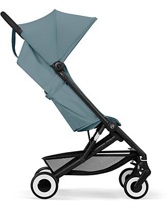 Cybex Stroller Agis - Stormy Blue - Black Frame - from 6 months to 4 years - Compatible with Hand Luggage Lights Strollers
