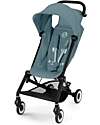 Cybex Stroller Agis - Stormy Blue - Black Frame - from 6 months to 4 years - Compatible with Hand Luggage Lights Strollers