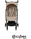 Cybex Stroller Libelle - Almond Beige - Taupe Frame Detail - New Model Lights Strollers