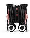 Cybex Stroller Libelle - Candy Pink- Black Frame Detail - New Model Lights Strollers