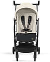 Cybex Stroller Libelle - Canvas White - Black Frame Detail - New Model Lights Strollers