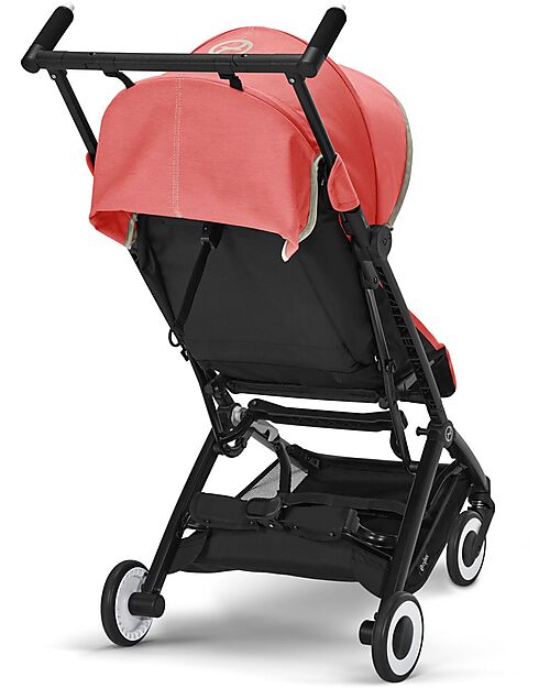 Cybex Stroller Libelle - Hibiscus Red/Red - from 6 months - with One-Pull Harness Lights Strollers
