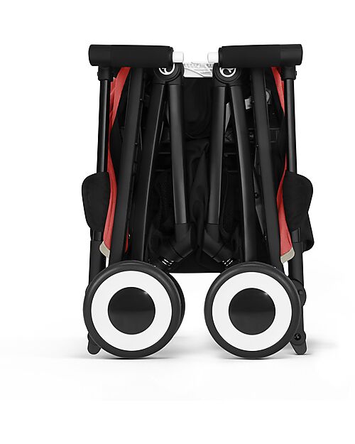 Cybex Stroller Libelle - Hibiscus Red/Red - from 6 months - with One-Pull Harness Lights Strollers
