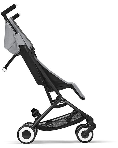 Cybex Stroller Libelle - Lava Grey/Mid Gray - from 6 months - with One-Pull Harness Lights Strollers