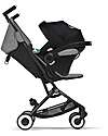 Cybex Stroller Libelle - Lava Grey/Mid Gray - from 6 months - with One-Pull Harness Lights Strollers