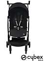 Cybex Stroller Libelle - Magic Black - Black Frame Detail - New Model Lights Strollers