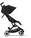 Cybex Stroller Libelle - Magic Black - Black Frame Detail - New Model Lights Strollers