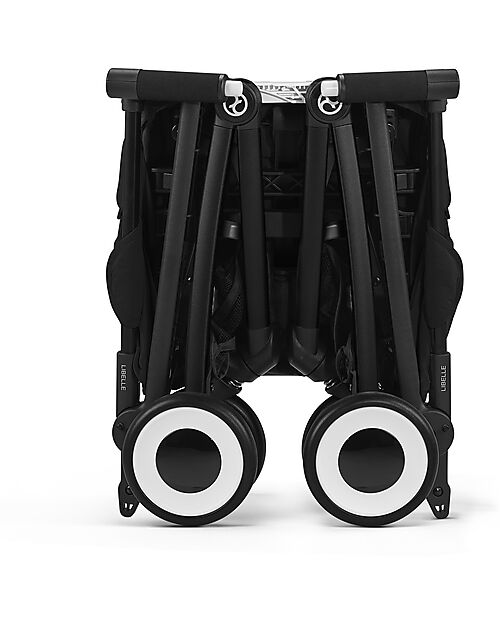 Cybex Stroller Libelle - Magic Black - Black Frame Detail - New Model Lights Strollers