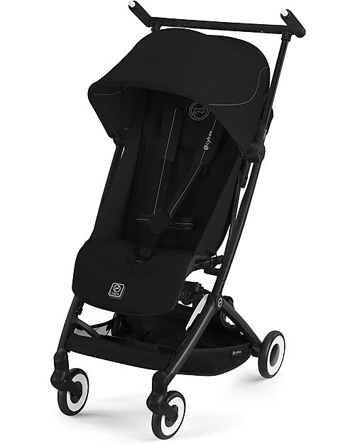 Cybex Stroller Libelle - Magic Black - Black Frame Detail - New Model + Protection Bar Lights Strollers