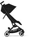 Cybex Stroller Libelle - Magic Black - Black Frame Detail - New Model + Protection Bar Lights Strollers