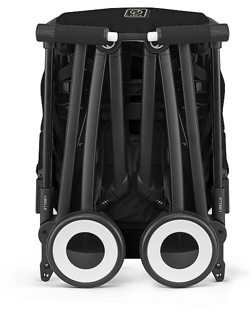 Cybex Stroller Libelle - Magic Black - Black Frame Detail - New Model + Protection Bar Lights Strollers