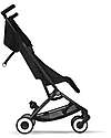Cybex Stroller Libelle - Moon Black/Black - from 6 months - with One-Pull Harness Lights Strollers