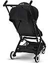 Cybex Stroller Libelle - Moon Black/Black - from 6 months - with One-Pull Harness Lights Strollers