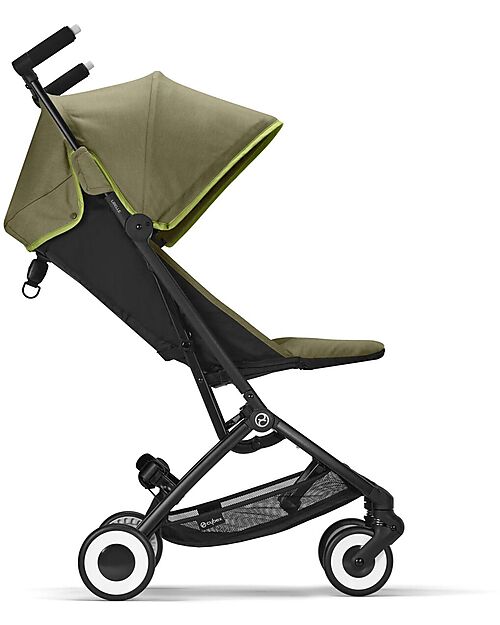 Cybex Stroller Libelle - Nature Green/Green - from 6 months - with One-Pull Harness Lights Strollers