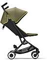 Cybex Stroller Libelle - Nature Green/Green - from 6 months - with One-Pull Harness Lights Strollers