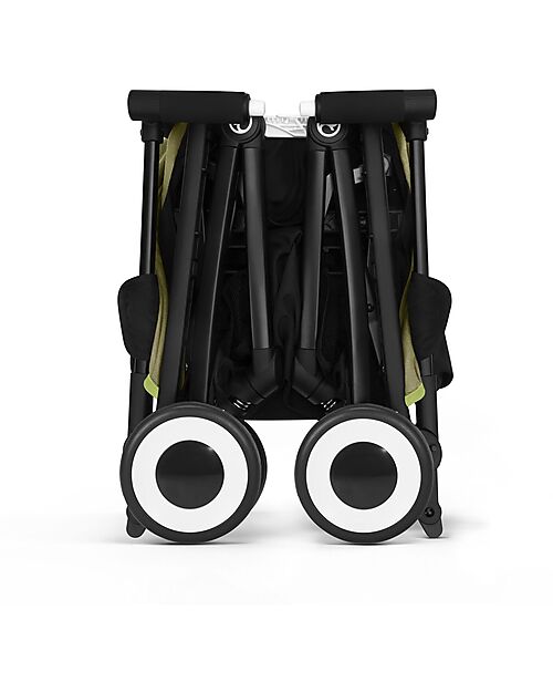 Cybex Stroller Libelle - Nature Green/Green - from 6 months - with One-Pull Harness Lights Strollers
