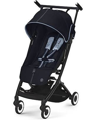 Cybex Stroller Libelle - Ocean Blue/Navy Blue - from 6 months - with One-Pull Harness Lights Strollers