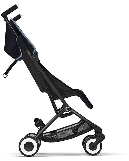 Cybex Stroller Libelle - Ocean Blue/Navy Blue - from 6 months - with One-Pull Harness Lights Strollers