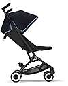 Cybex Stroller Libelle - Ocean Blue/Navy Blue - from 6 months - with One-Pull Harness Lights Strollers
