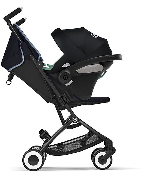 Cybex Stroller Libelle - Ocean Blue/Navy Blue - from 6 months - with One-Pull Harness Lights Strollers