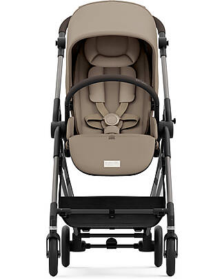 Cybex Stroller Melio - Almond Beige - Taupe Frame - from Birth up to 15Kg Lights Strollers