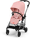 Cybex Stroller Melio - Candy Pink - Taupe Frame - from Birth up to 15Kg Lights Strollers