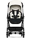Cybex Stroller Melio - Canvas White - Taupe Frame - from Birth up to 15Kg Lights Strollers
