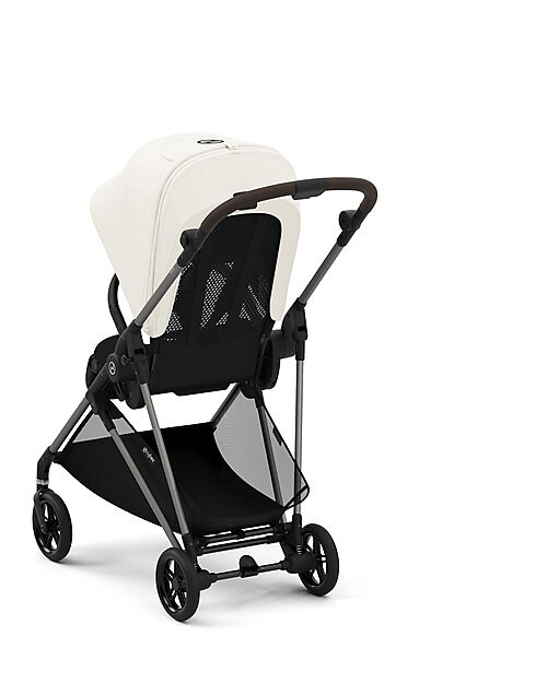 Cybex Stroller Melio - Canvas White - Taupe Frame - from Birth up