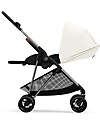 Cybex Stroller Melio - Canvas White - Taupe Frame - from Birth up to 15Kg Lights Strollers