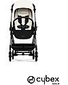Cybex Stroller Melio - Canvas White - Taupe Frame - from Birth up to 15Kg Lights Strollers
