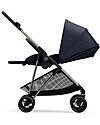 Cybex Stroller Melio - Dark Blue - Taupe Frame - from Birth up to 15Kg Lights Strollers
