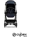 Cybex Stroller Melio - Dark Blue - Taupe Frame - from Birth up to 15Kg Lights Strollers