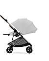 Cybex Stroller Melio - Fog Grey - Taupe Frame - from Birth up to 15Kg Lights Strollers