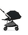 Cybex Stroller Melio - Magic Black - Taupe Frame - from Birth up to 15Kg Lights Strollers