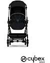 Cybex Stroller Melio - Magic Black - Taupe Frame - from Birth up to 15Kg Lights Strollers