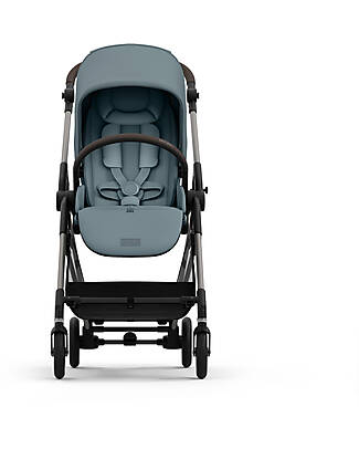 Cybex Stroller Melio - Stormy Blue - Taupe Frame - from Birth up to 15Kg Lights Strollers