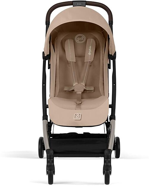 Cybex Stroller Orfeo - Almond Beige - Taupe Frame Detail Lights Strollers