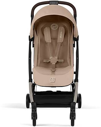 Cybex Stroller Orfeo - Almond Beige - Taupe Frame Detail Lights Strollers