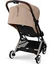 Cybex Stroller Orfeo - Almond Beige - Taupe Frame Detail Lights Strollers