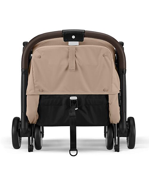Cybex Stroller Orfeo - Almond Beige - Taupe Frame Detail Lights Strollers