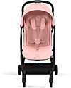 Cybex Stroller Orfeo - Candy Pink - Black Frame Detail Lights Strollers
