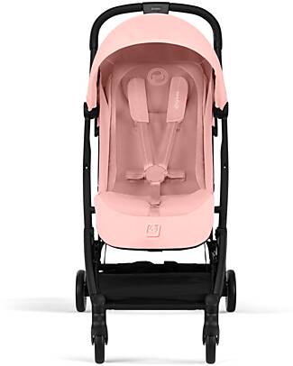 Cybex Stroller Orfeo - Candy Pink - Black Frame Detail Lights Strollers