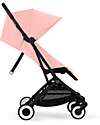 Cybex Stroller Orfeo - Candy Pink - Black Frame Detail Lights Strollers